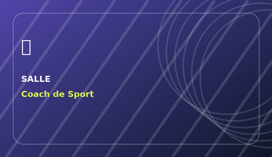 Spécialité Sport en salle