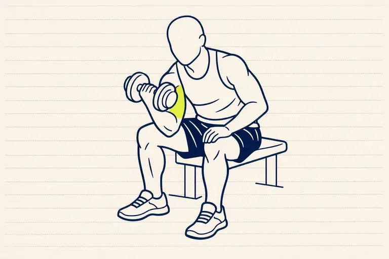 Illustration : Curl concentré