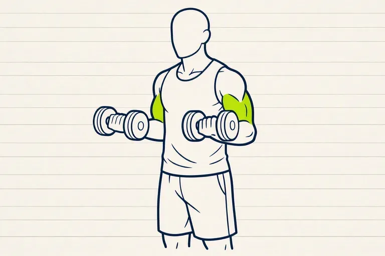 Illustration : Curl marteau