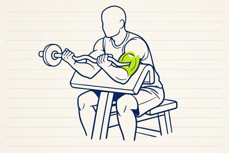 Illustration : Curl au pupitre (Larry Scott)