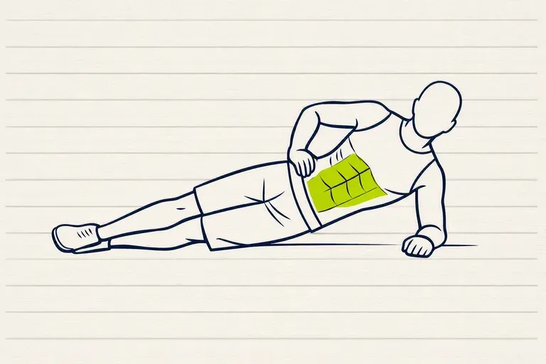 Illustration : Gainage latéral