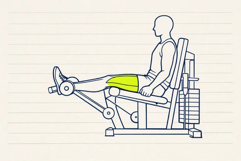 Illustration : Leg extension