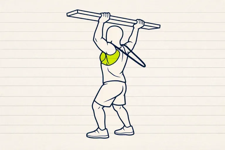 Illustration : Pompes avec élastique dans le dos