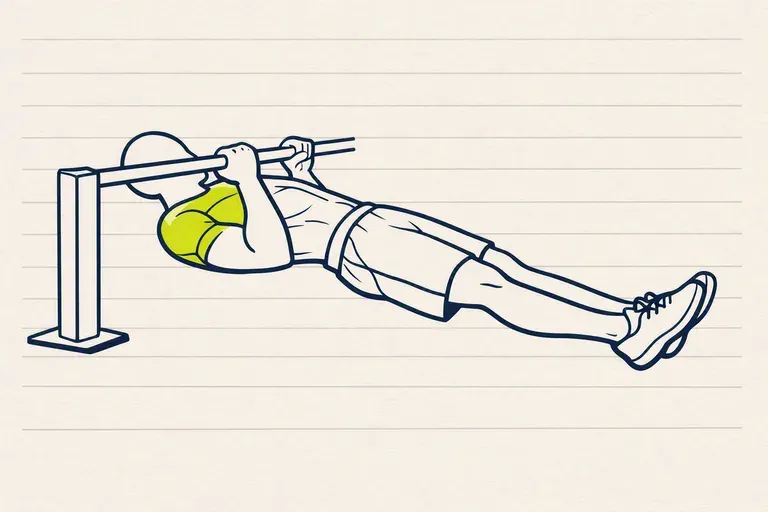 Illustration : Rowing inversé (tirage australien)