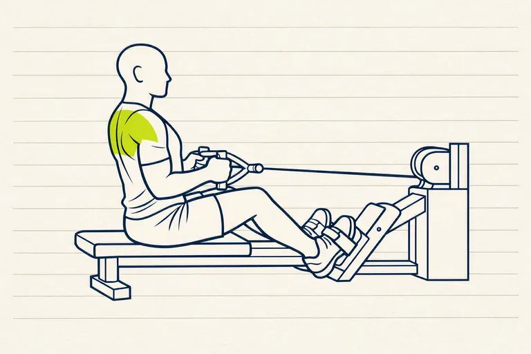 Illustration : Rowing machine assis (prise neutre)