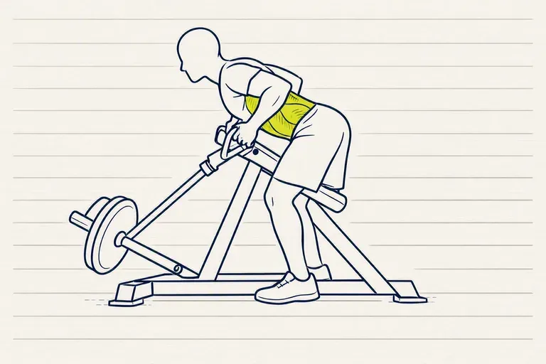 Illustration : Rowing T-bar