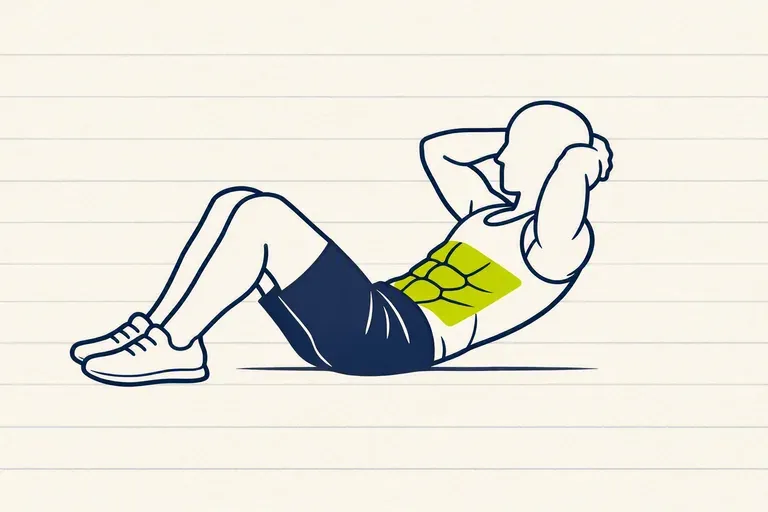 Illustration : Sit-up complet