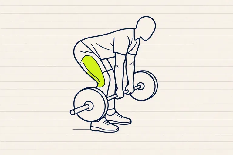 Illustration : Soulevé de terre roumain