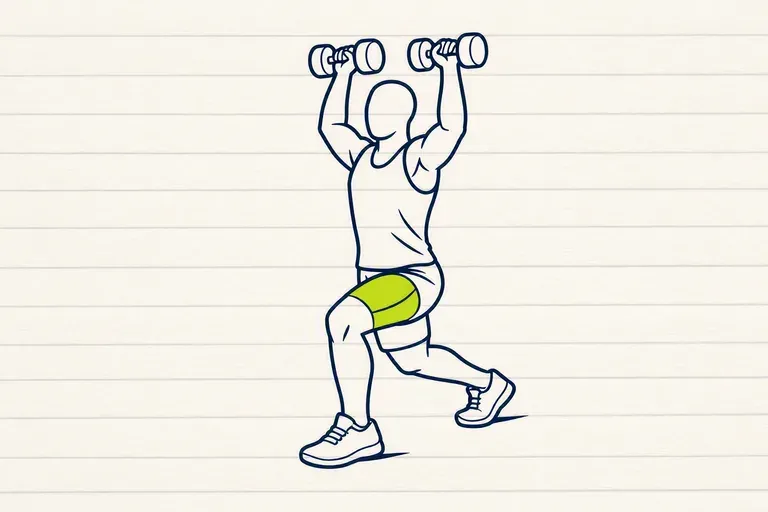 Illustration : Thruster avec haltères