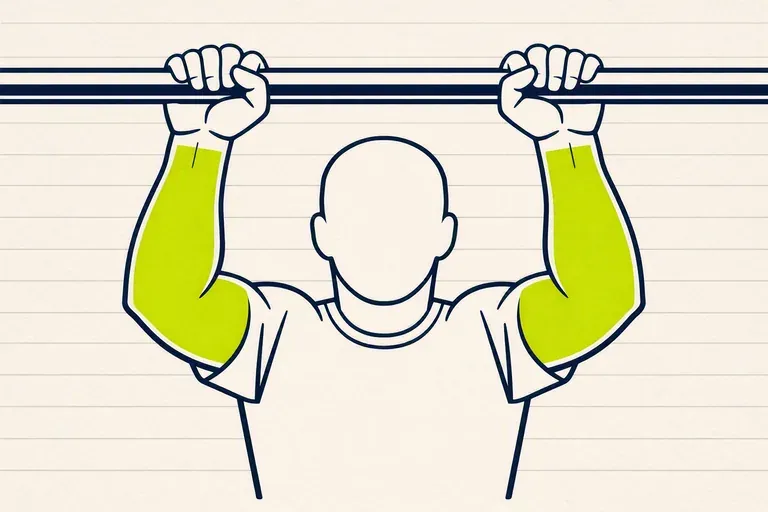 Illustration du travail des Avant-bras en musculation