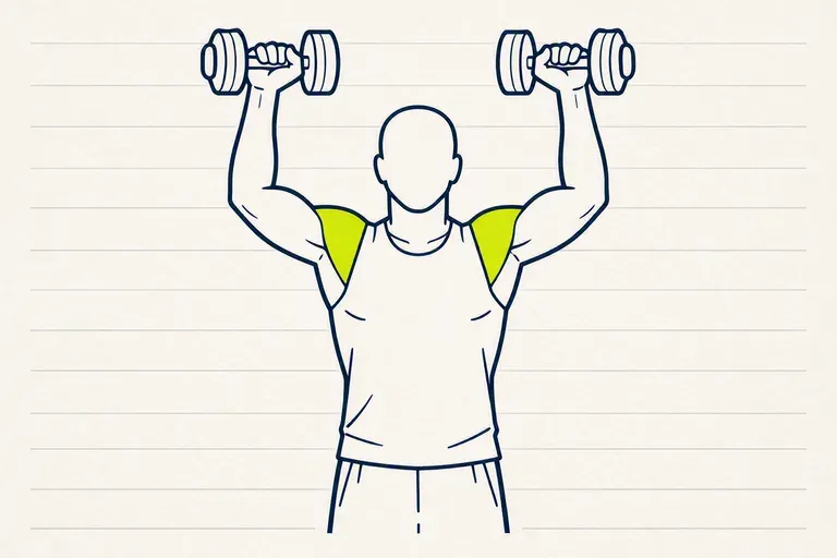 Illustration : Épaules en musculation
