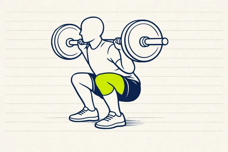 Illustration : Quadriceps en musculation