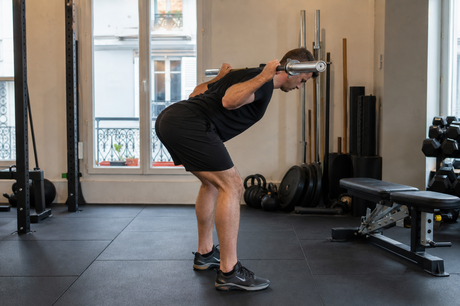 Le good Morning en muscu renforce votre charnière de hanches