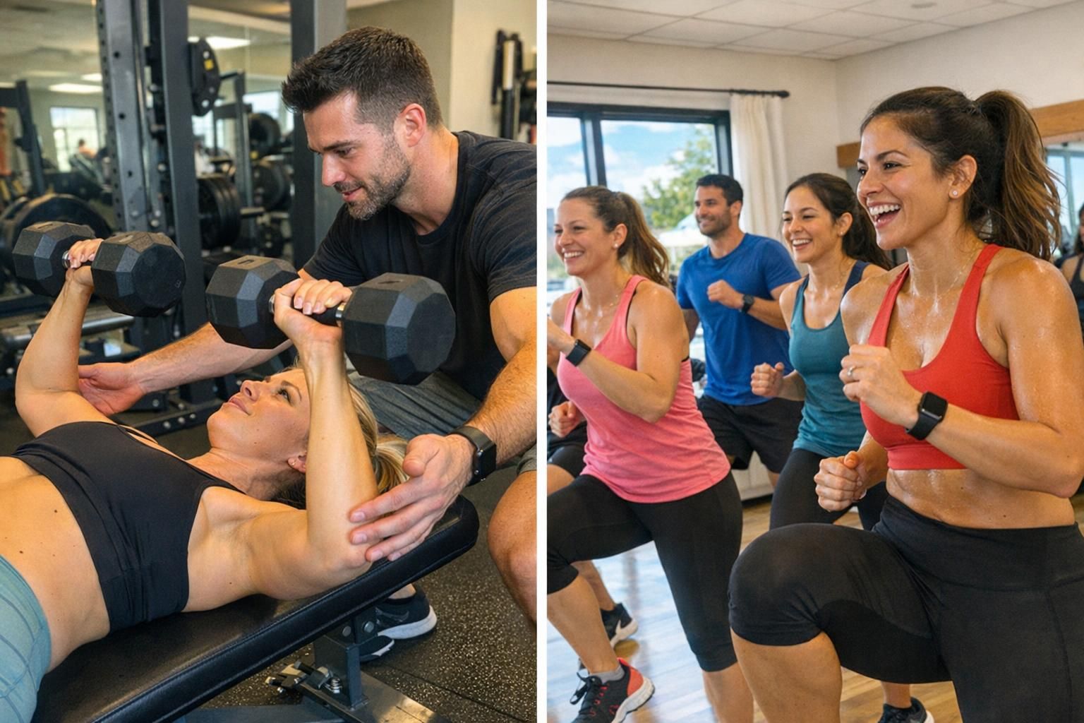 Coach sportif personnel vs cours collectifs : quel format vous fera tenir ?