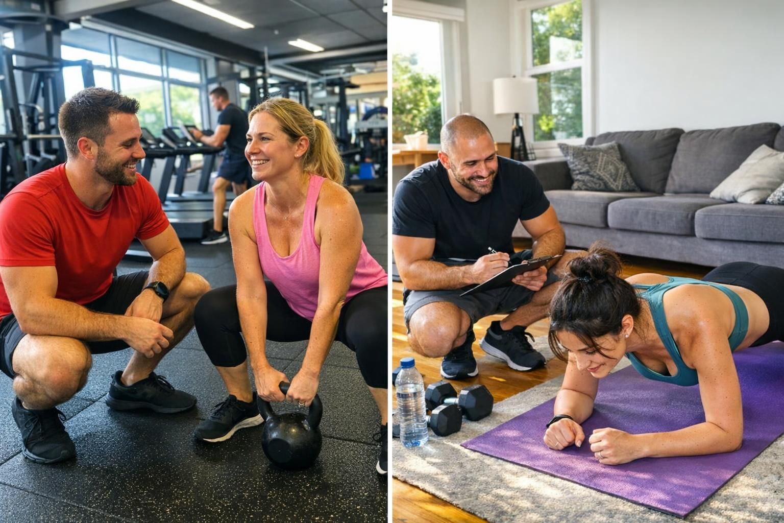 Coach sportif en salle ou a domicile : quel format vous convient ?