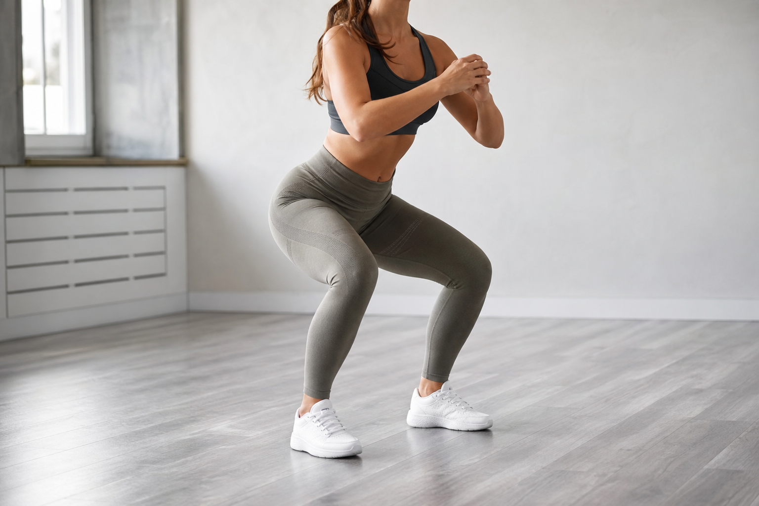 Le jumping squat se construit d’abord par une réception maîtrisée