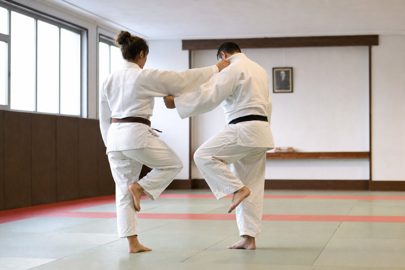 Les techniques de judo se construisent du déséquilibre au contrôle